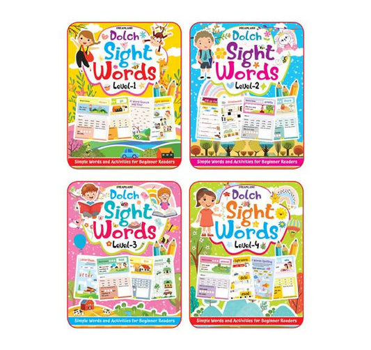 Dreamland Dolch Sight Words Books Pack- 4 Books -  buy in usa 