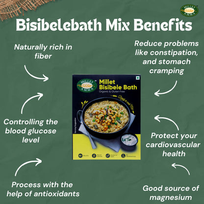 Millet Amma Organic Millet Bisibele Bath Mix