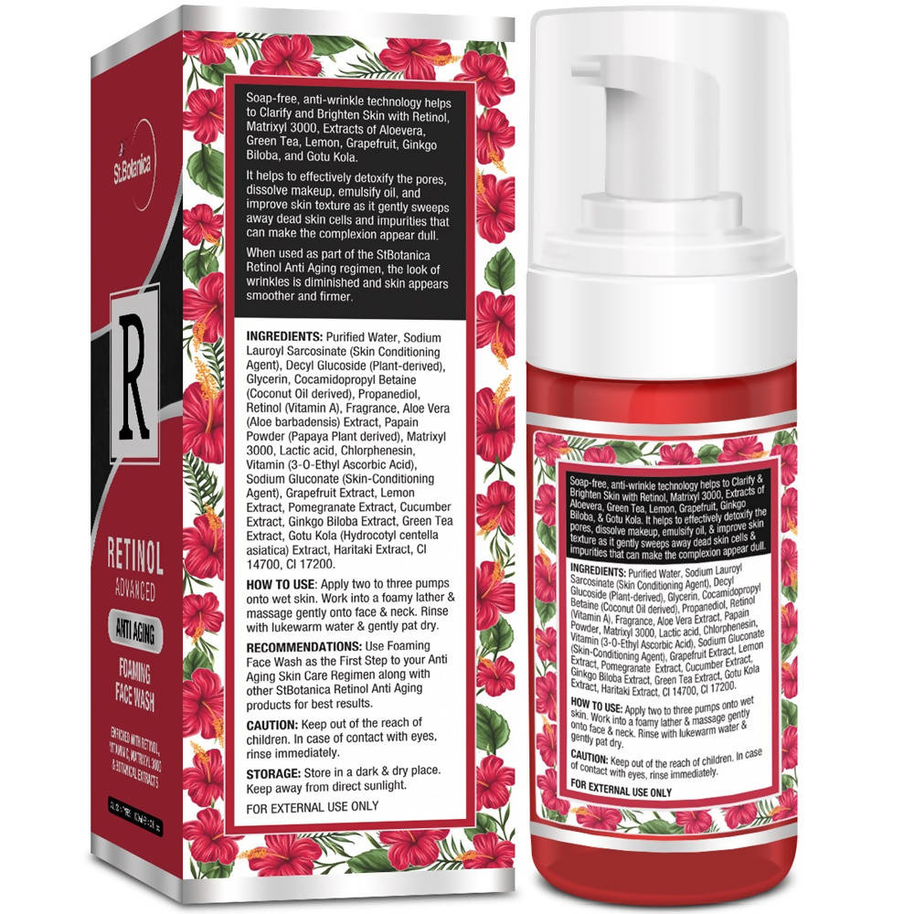 St.Botanica Retinol Advanced Anti Aging Foaming Face Wash