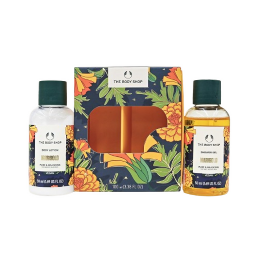 The Body Shop Marigold Shower Gel & Body Lotion Gift Set Kit