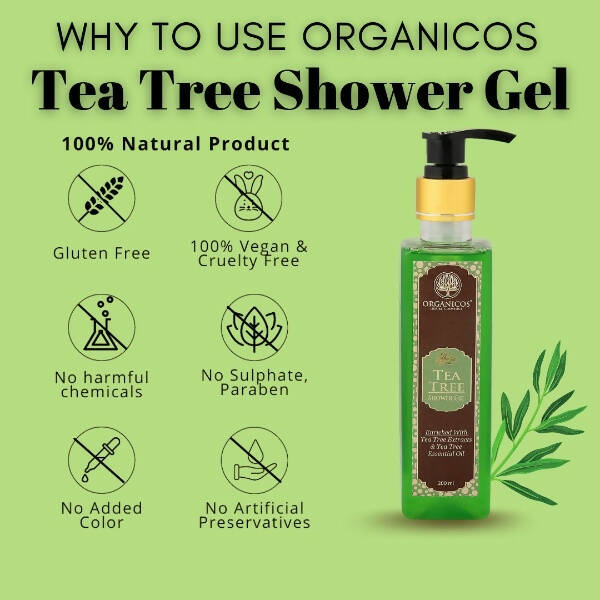 Organicos Tea Tree Shower Gel