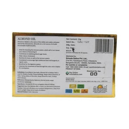 Sri Sri Tattva Almond Veg Oil Capsules