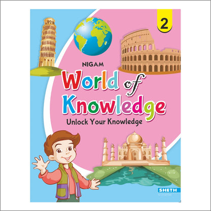 Self Enhancement Student Workbooks Grade 2| Set of 4|Computer|Grammar|World of Knowledge-Value Education| Ages 7-8 Year