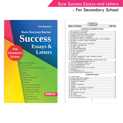 Prof. Bannerji's Sure Success Excellent Essays And Letters for Primary School | Age 7-15 years