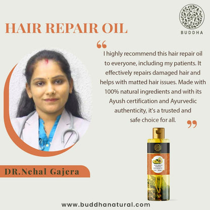 Buddha Natural Hair Repair Treatment Oil