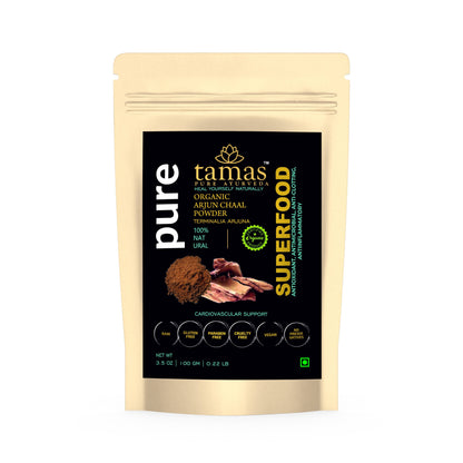 Tamas Pure Ayurveda Superfood Organic Arjun Chaal Powder