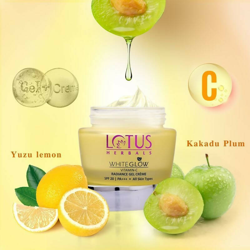 Lotus Herbals Whiteglow Vitamin-C Radiance Gel Cr??me SPF-20 PA+++