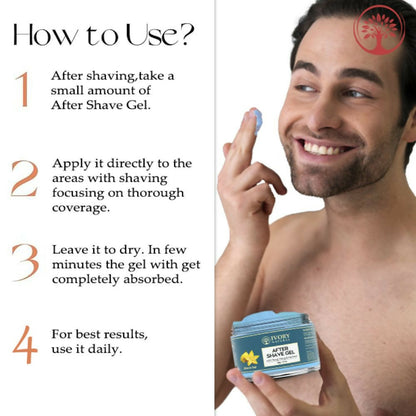 Ivory Natural After Shave Gel For Gentle Post-Shave, Reduced Facial Worries