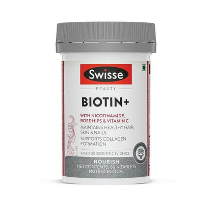 Swisse Biotin+ With Nicotinamide, Rosehip & Vitamin C - BUDEN