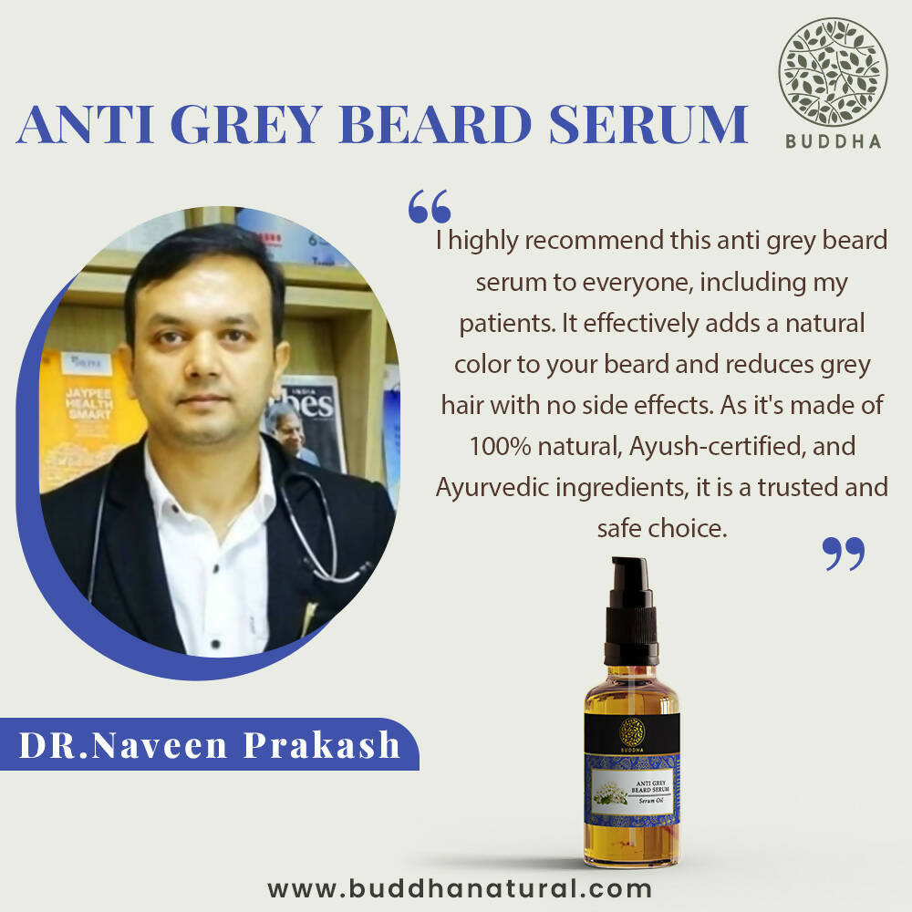 Buddha Natural Anti Grey Beard Serum Oil