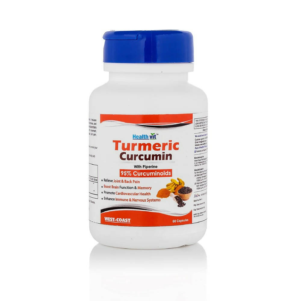 Healthvit Ultra-Pure Turmeric Curcumin Capsules