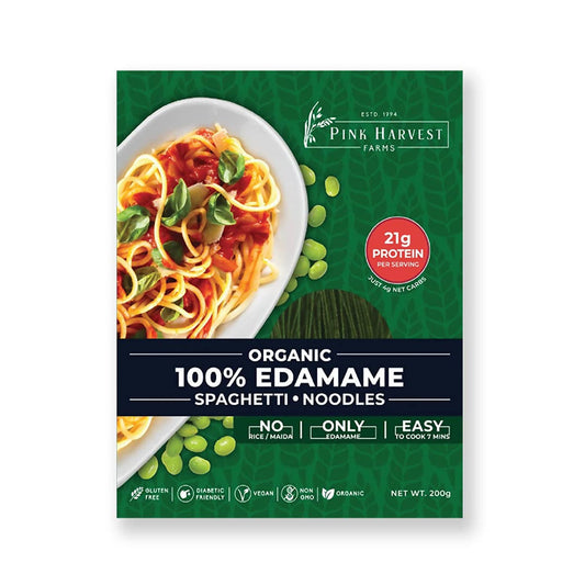 Pink Harvest Organic 100% Edamame Spaghetti Noodles - BUDEN