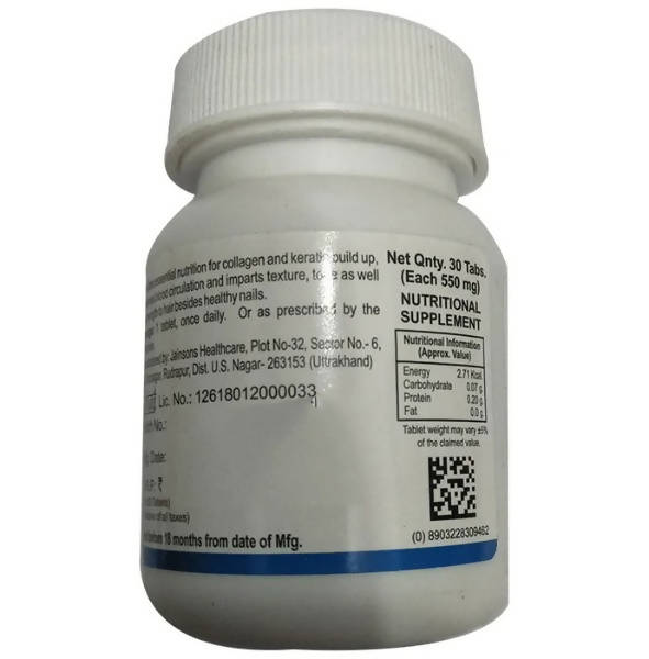 Bakson's Homeopathy Nail & Hair Aid Tablets