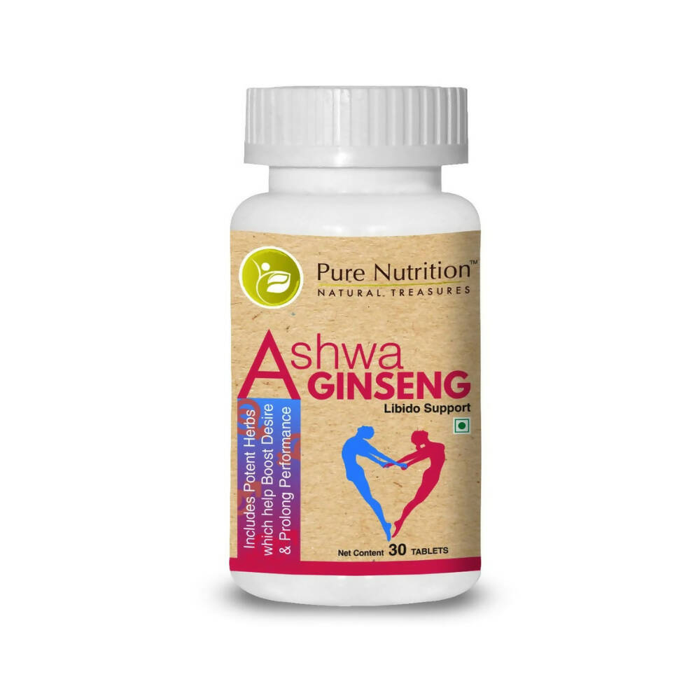 Pure Nutrition Ashwa Ginseng Tablets - BUDEN