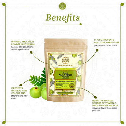 Khadi Natural Organic Amla Fruit Powder