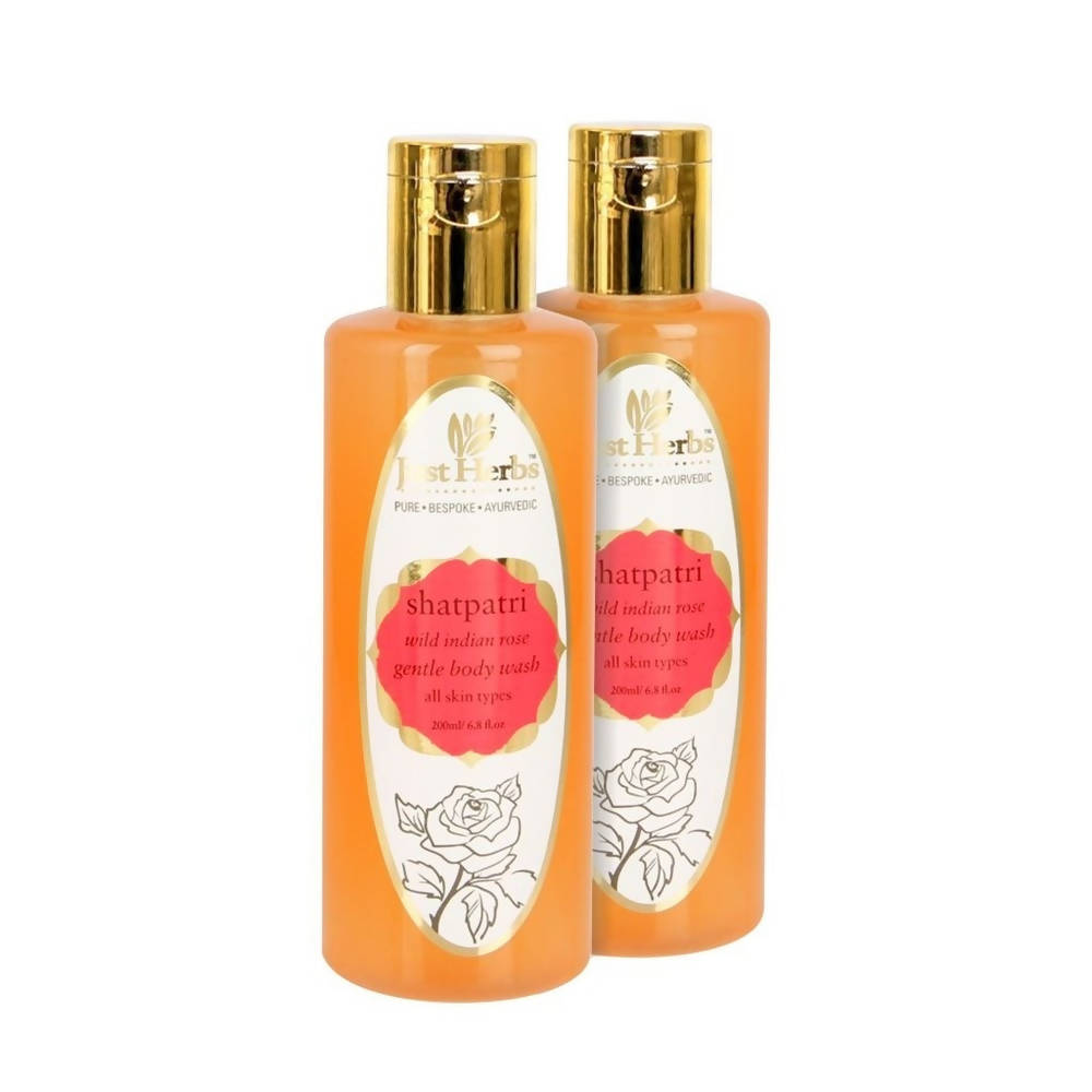 Just Herbs Shatpatri Wild Indian Rose Gentle Body Wash online