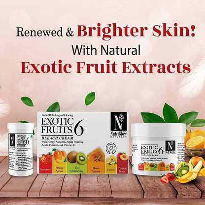 NutriGlow Natural???s Exotic Fruit Bleach Cream