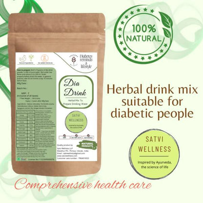 Satvi Wellness Dia Drink | Herbal Drink Mix | Satvi Dia Drink