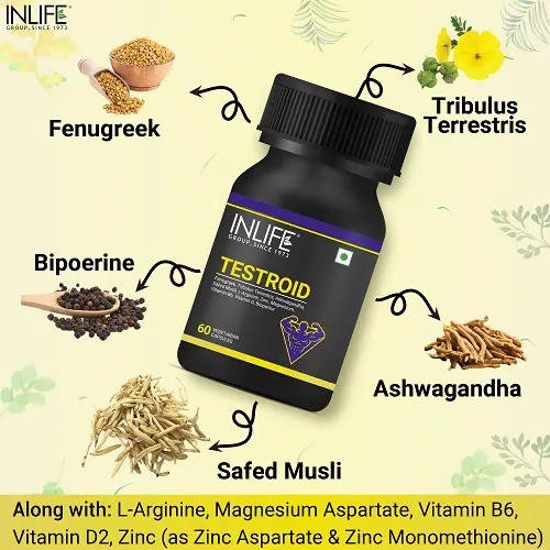 Inlife Testroid Capsules For Men