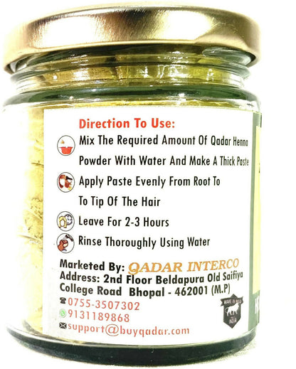 Qadar Pure & Natural Henna Powder