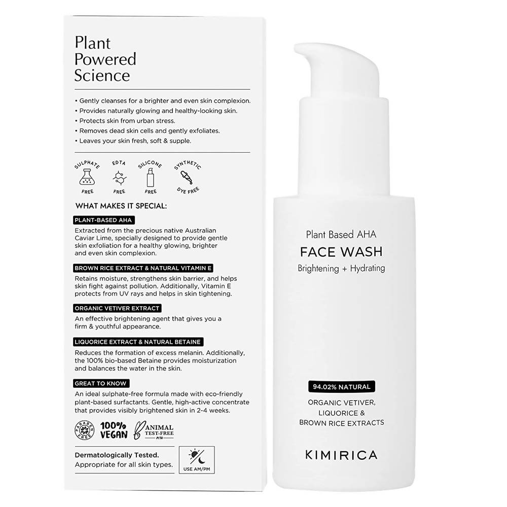 Kimirica Brightening + Hydrating Face Wash