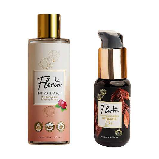Floren Intimate Hygiene Wash & Intimate Oil for Women - BUDNEN