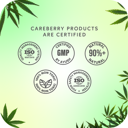 Careberry Organic Tea Tree Eucalyptus Oil Shower Gel