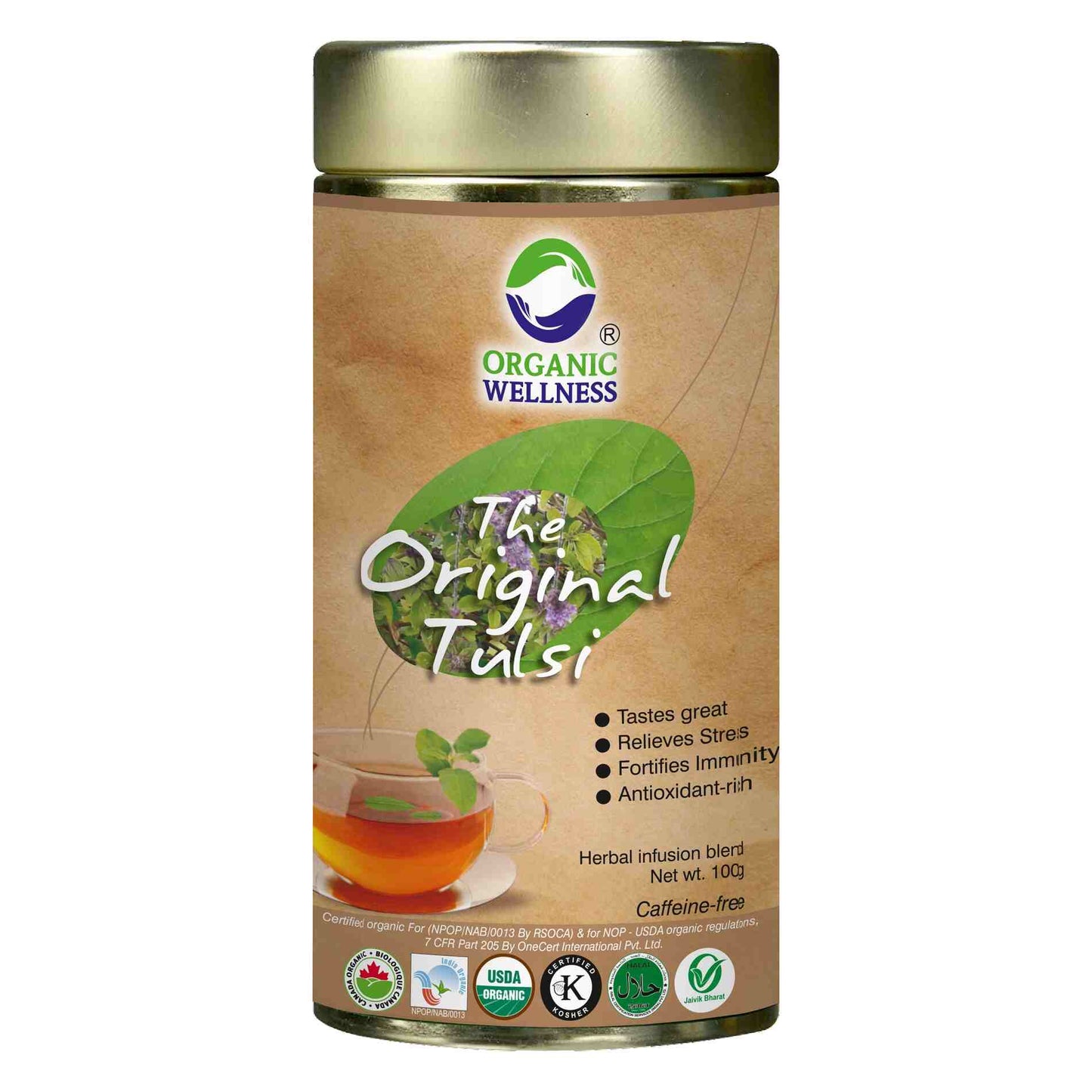 Organic Wellness The Original Tulsi Tea Tin Pack
