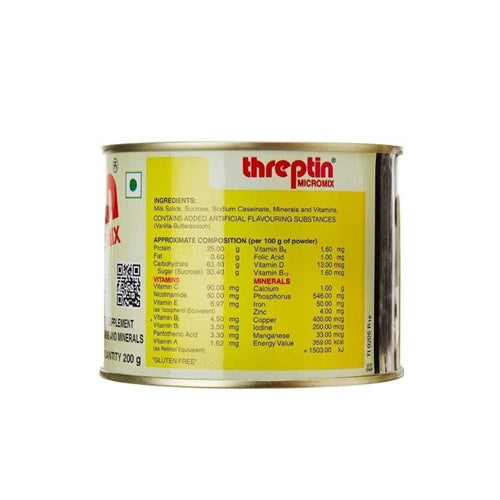 Threptin Micromix High Protein Milk Addon - 200 g (Vanilla)