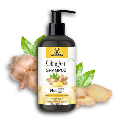 Wildera Ginger Shampoo For Hair Fall Control - Energizing Formula -  buy in usa 