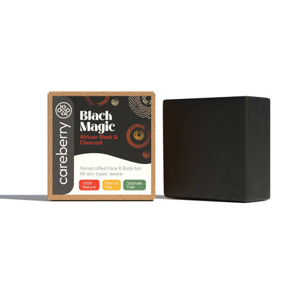Careberry Black Magic African Black & Charcoal HandCrafted Bar