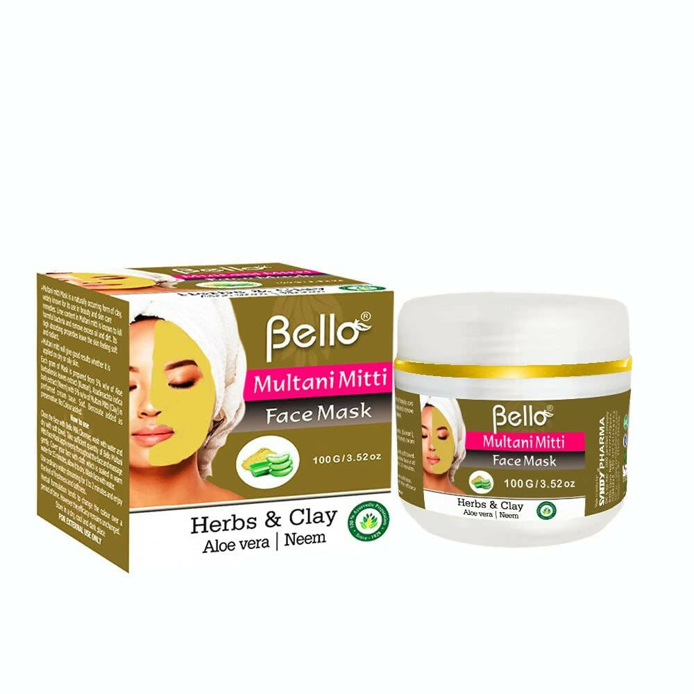 Bello Herbals Multani Mitti Face Mask - BUDNEN