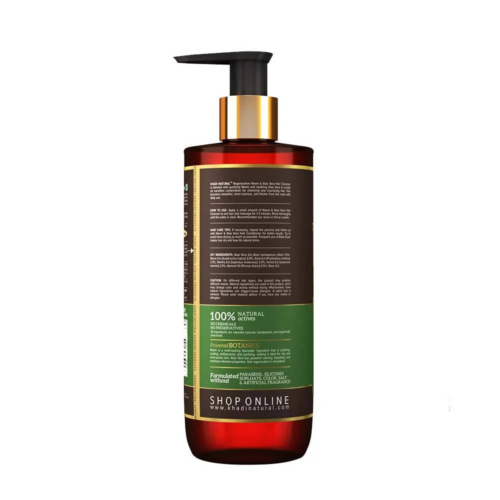 Khadi Natural Khadi Natural Neem & Aloe Vera Hair Cleanser With Reetha & Amla