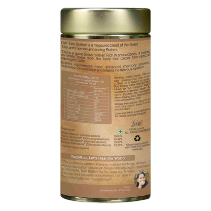 Organic Wellness Tulsi Brahmi Tin Pack