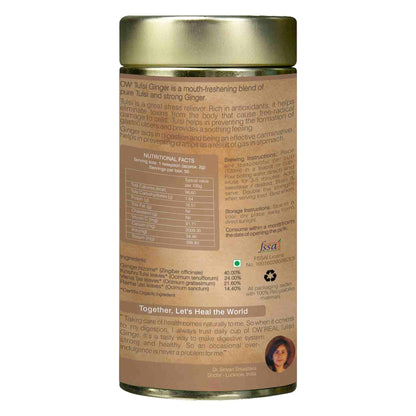 Organic Wellness Tulsi Ginger Tin Pack