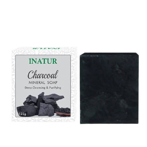 Inatur Charcoal Mineral Soap Deep Cleansing & Purifying