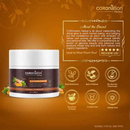 Coronation Herbal Turmeric Clay Face Mask