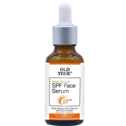 Old Tree SPF Face Serum with SPF50 for Sun Protection - BUDNEN