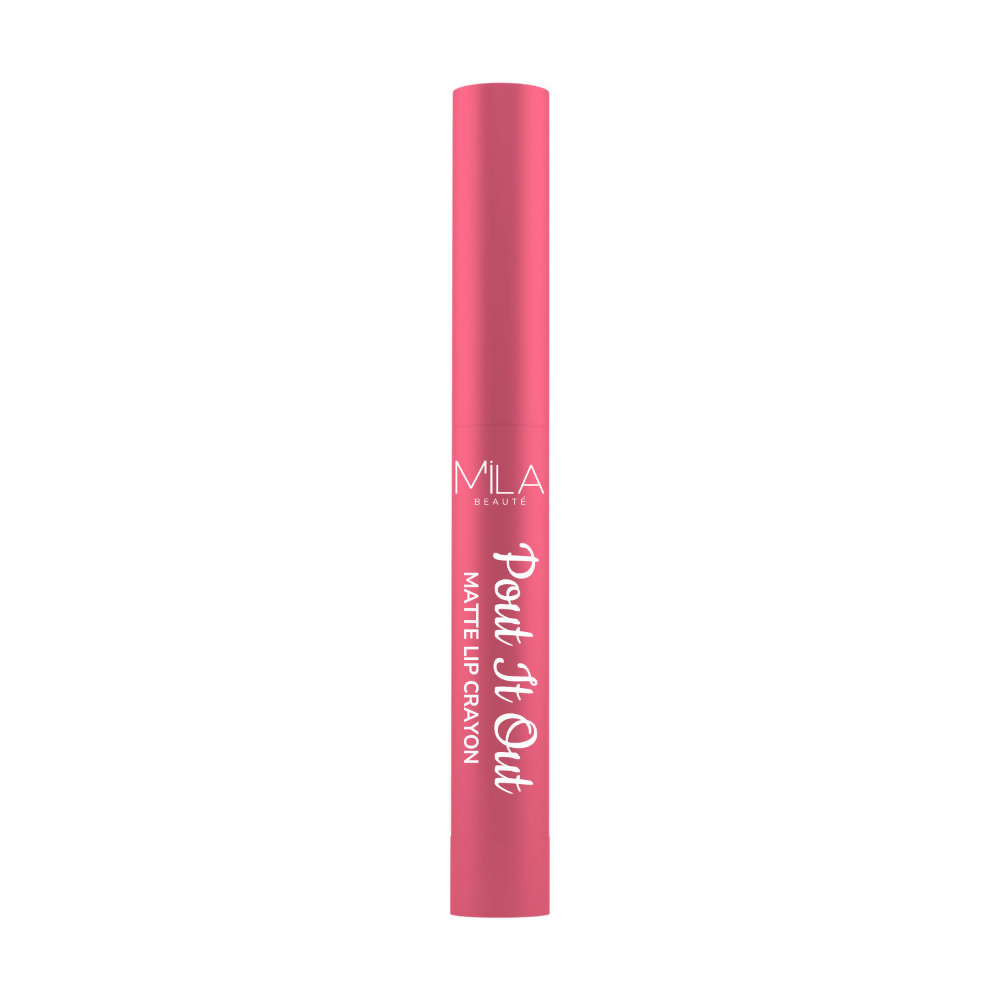 Mila Beaute Pout It Out Long Lasting & Matte Finish Lip Crayon Lipstick - Aurora