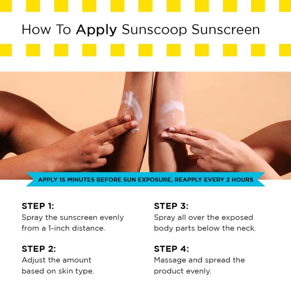 Sun Scoop Fluid Body Sunscreen SPF 60