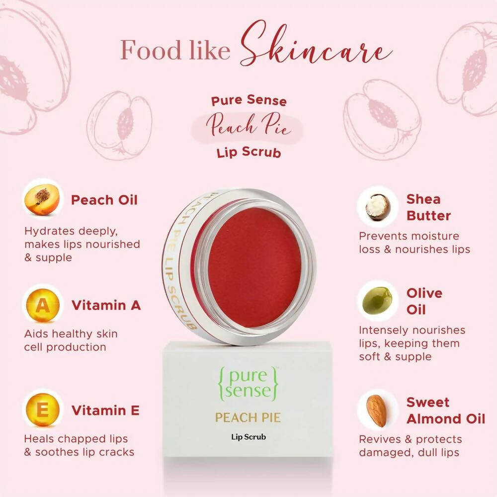 PureSense Peach Pie Lip Scrub