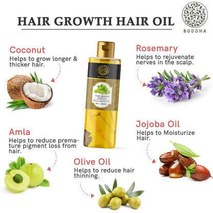 Buddha Natural Hair Oil For Fast Growth
