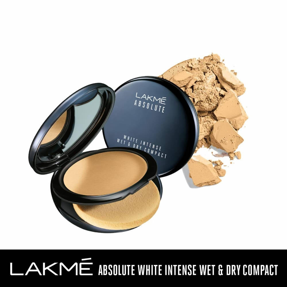 Lakme Absolute White Intense Wet & Dry Compact - Ivory classic