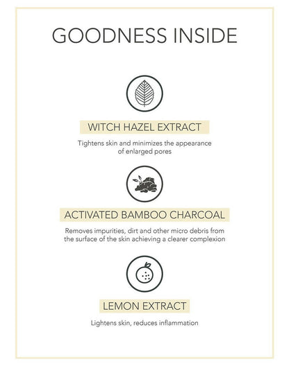 Fabessentials Charcoal Lemon Witch Hazel Face Scrub