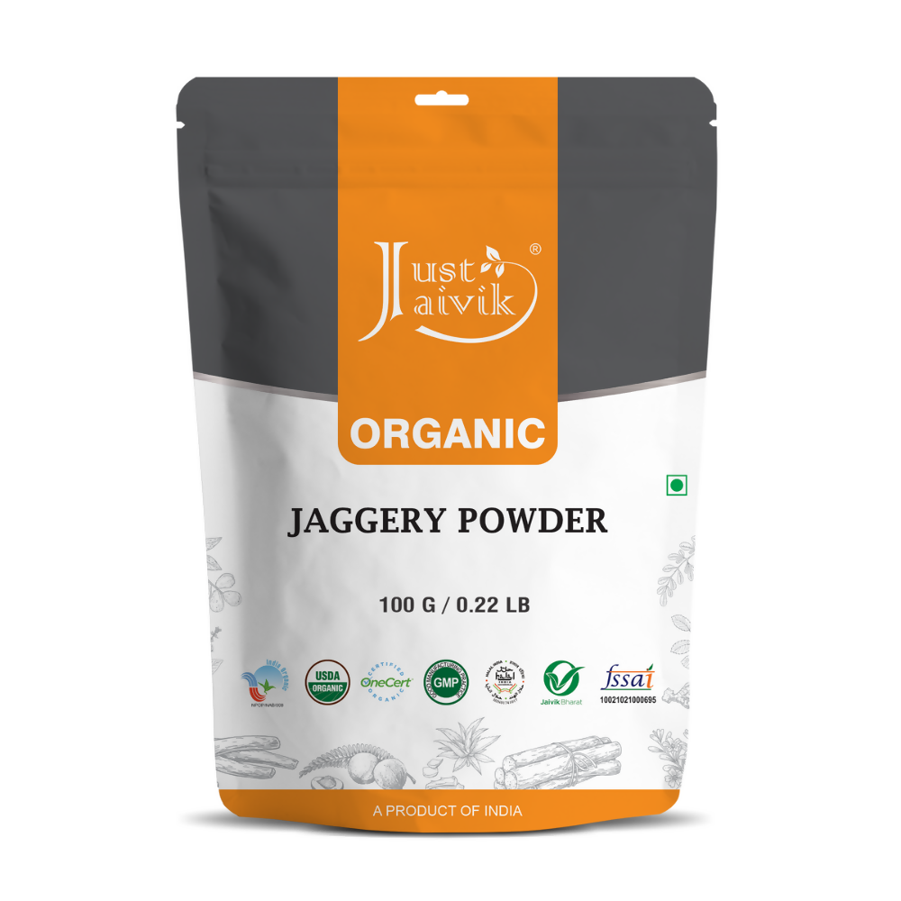 Just Jaivik Organic Jaggery Powder - BUDNE