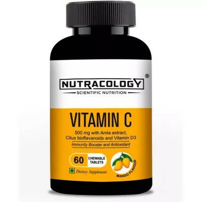 Nutracology Vitamin C 500mg Immunity Booster, Glowing Skin Tablets - BUDEN