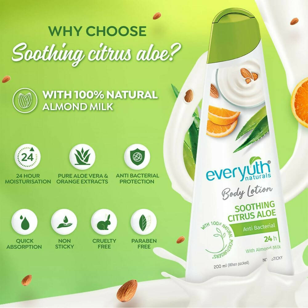 Everyuth Naturals Body Lotion Soothings Citrus Aloe