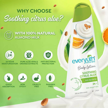 Everyuth Naturals Body Lotion Soothings Citrus Aloe