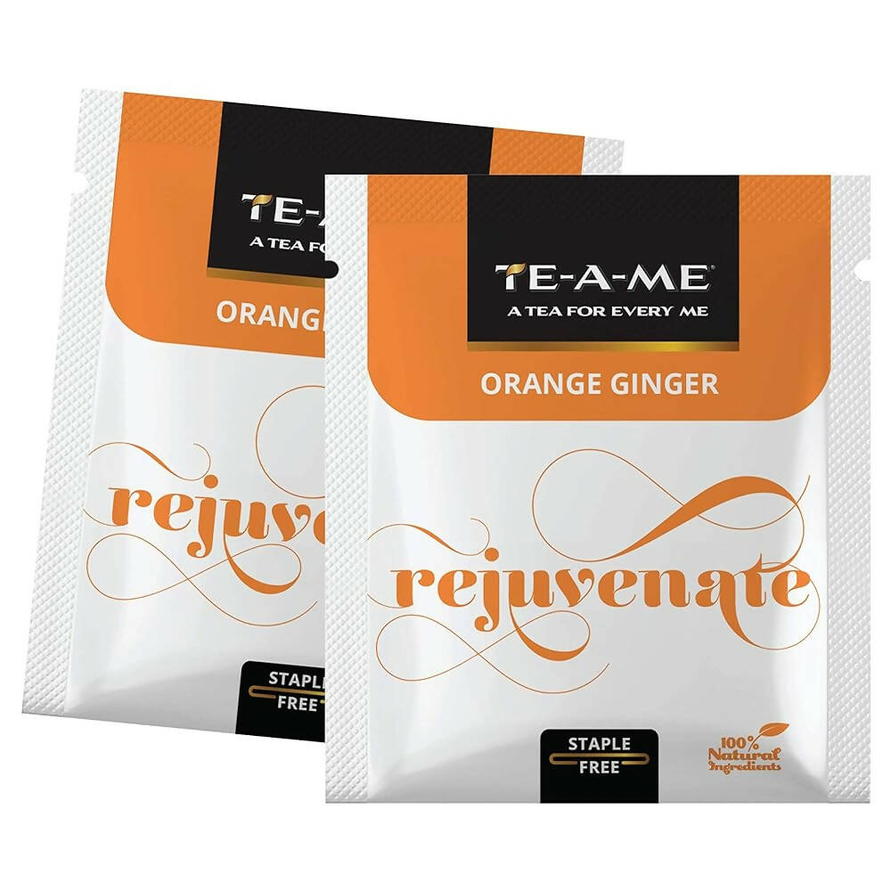 TE-A-ME Rejuvenate Orange Ginger Infusion Tea Bags