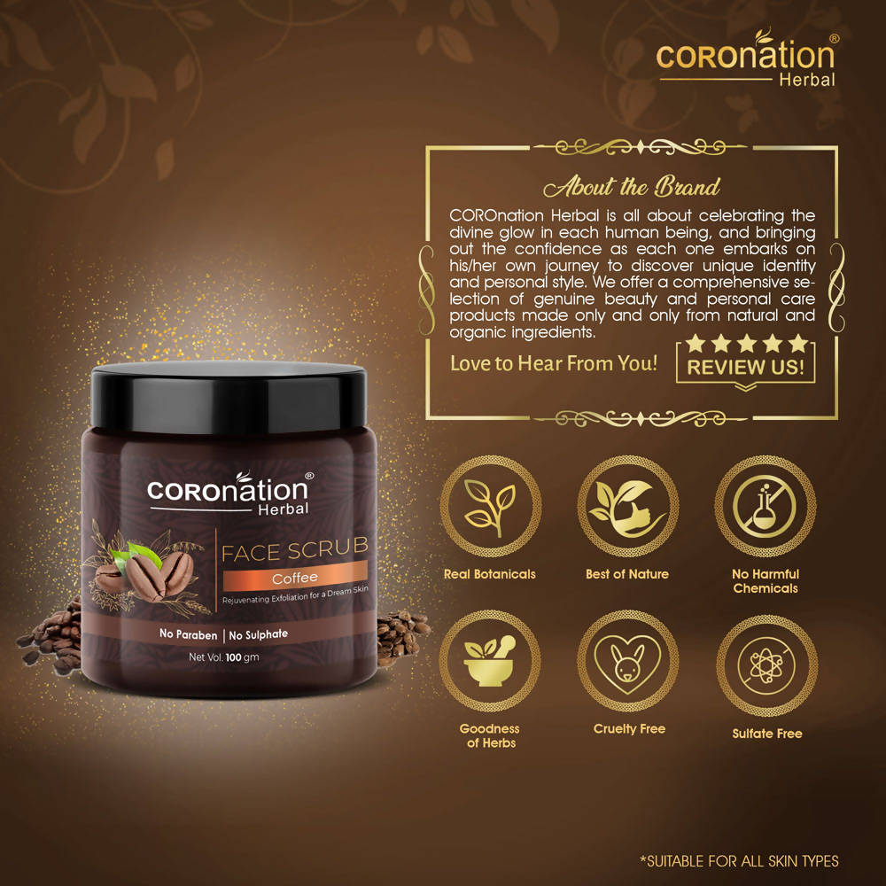 Coronation Herbal Coffee Face Scrub